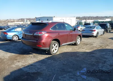 2013 Lexus Rx 350 z USA, uszkodzony, nr VIN 2T2BK1BA2DC199445